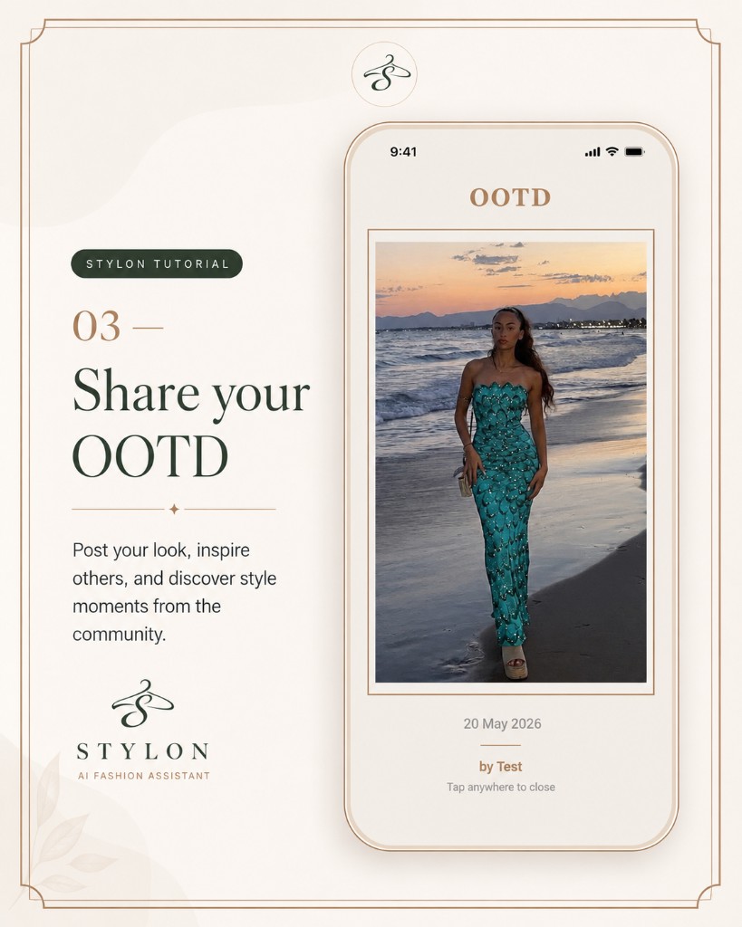 Stylon app voorbeeld