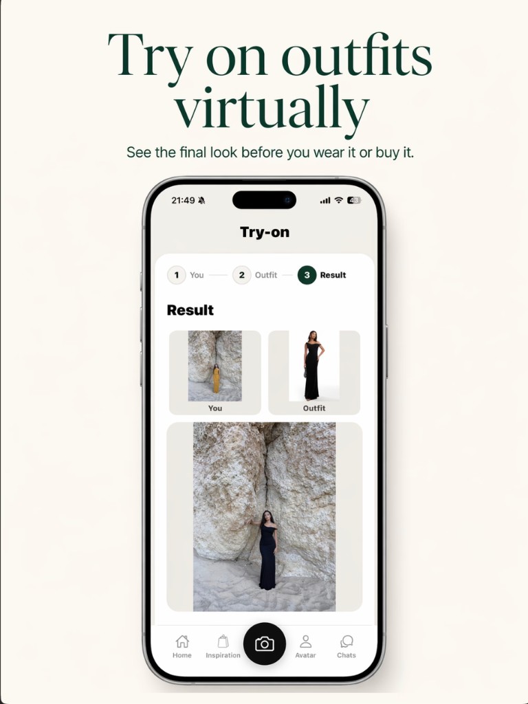 Stylon app voorbeeld