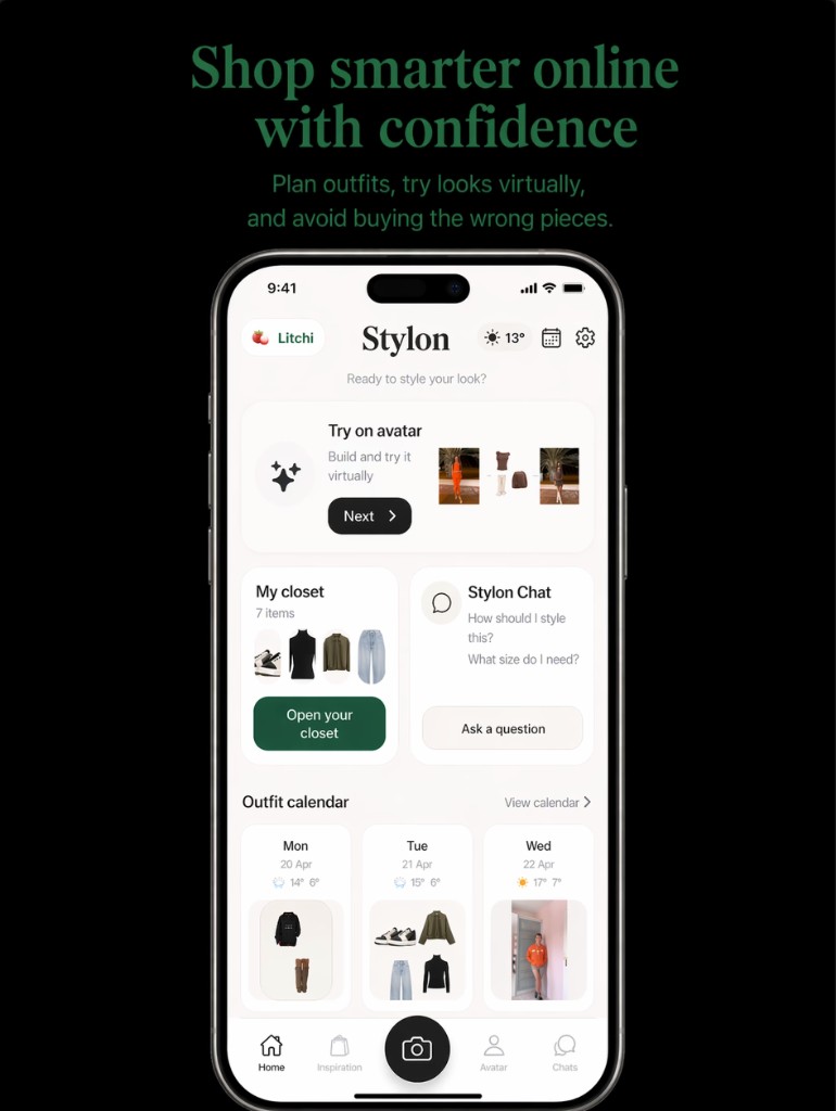 Stylon app voorbeeld