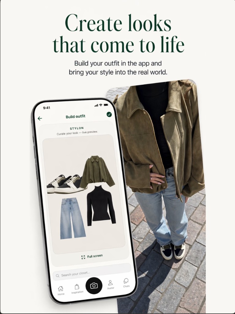 Stylon app voorbeeld