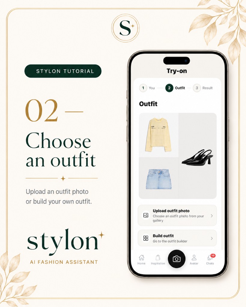 Stylon app voorbeeld
