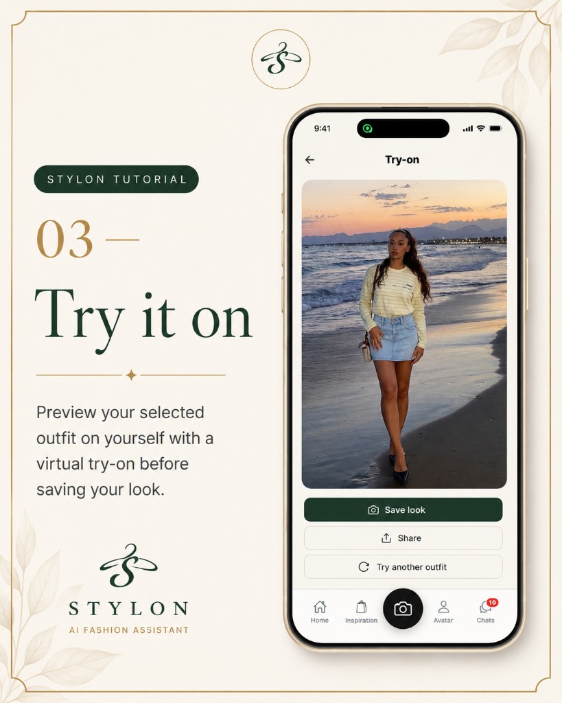 Stylon app voorbeeld