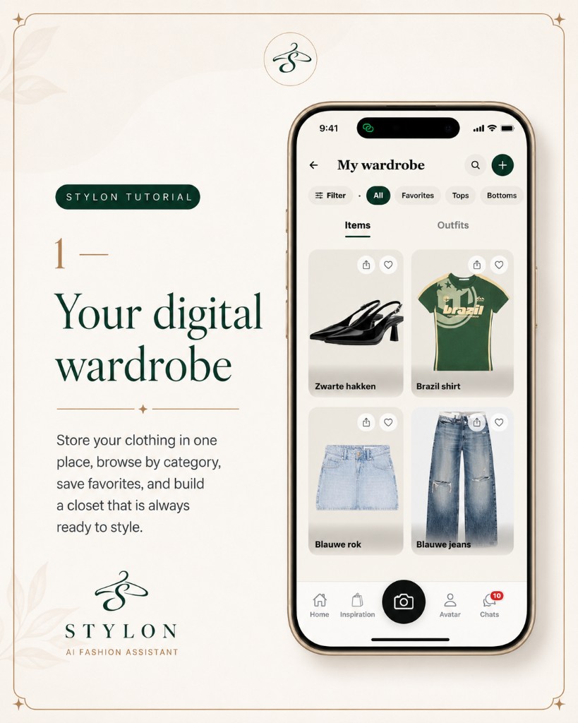 Stylon app voorbeeld
