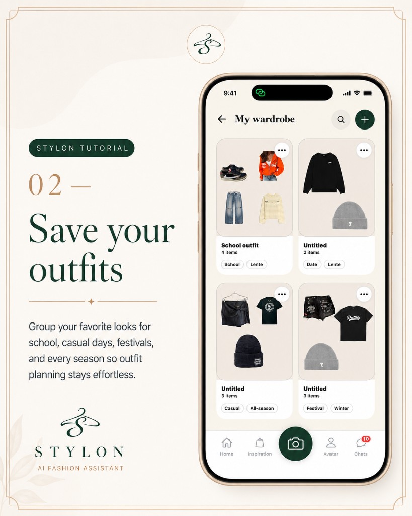 Stylon app voorbeeld
